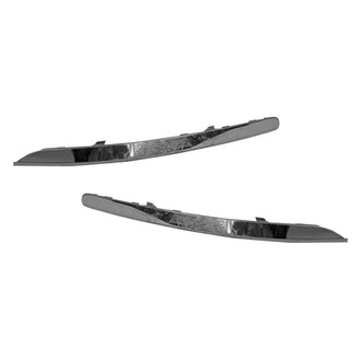 Replace® - Front Driver and Passenger Side Bumper Cover Molding Set (CAPA Certified)