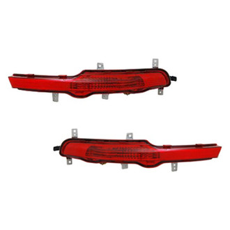 Replace® - Rear Driver and Passenger Side Bumper Reflector Set (Brand New OE)