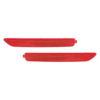 Replace® - Rear Driver and Passenger Side Bumper Reflector Set (CAPA Certified)