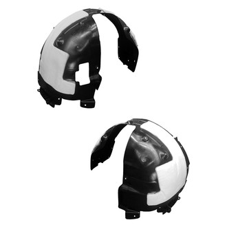 Replace® - Front Driver and Passenger Side Fender Liner Set (CAPA Certified)