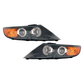 Replace® - Driver and Passenger Side Replacement Headlight Set (CAPA Certified)
