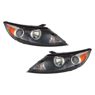Replace® - Driver and Passenger Side Replacement Headlight Set (CAPA Certified)