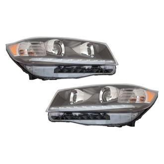 Replace® - Driver and Passenger Side Replacement Headlight Set (CAPA Certified)