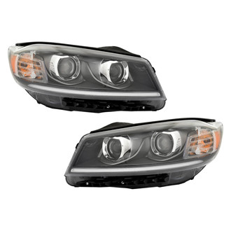 Replace® - Driver and Passenger Side Replacement Headlight Set (CAPA Certified)