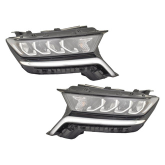 Replace® - Driver and Passenger Side Replacement Headlight Set (CAPA Certified)