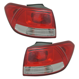 Replace® - Driver and Passenger Side Outer Replacement Tail Lights (CAPA Certified)
