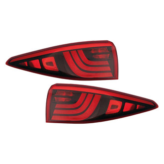Replace® - Driver and Passenger Side Outer Replacement Tail Lights (Standard Line)