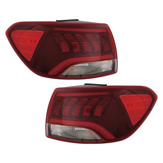 Replace® - Driver and Passenger Side Outer Replacement Tail Lights (CAPA Certified)