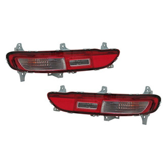 Replace® - Driver and Passenger Side Replacement Backup Lights (CAPA Certified)
