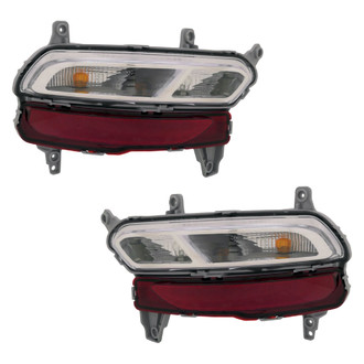 Replace® - Driver and Passenger Side Replacement Backup Lights (CAPA Certified)