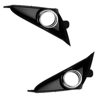 Replace® - Front Driver and Passenger Side Fog Light Bezel Set (Standard Line)