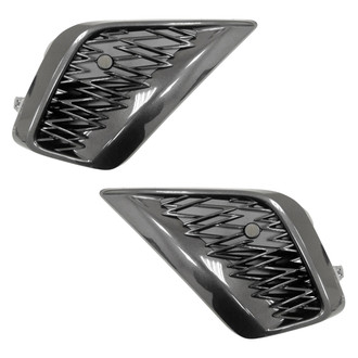 Replace® - Front Lower Outer Driver and Passenger Side Fog Light Cover Set (Standard Line)