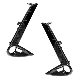 Replace® - Front Driver and Passenger Side Fog Light Bezel Set (Standard Line)