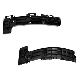 Replace® - Rear Driver and Passenger Side Bumper Cover Stiffener Bracket Set (CAPA Certified)