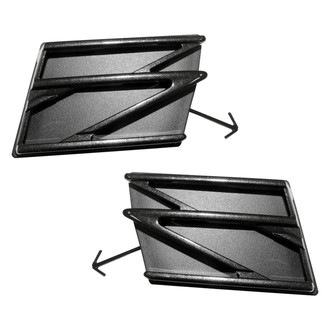 Replace® - Front Driver and Passenger Side Tow Hook Cover Set (Standard Line)