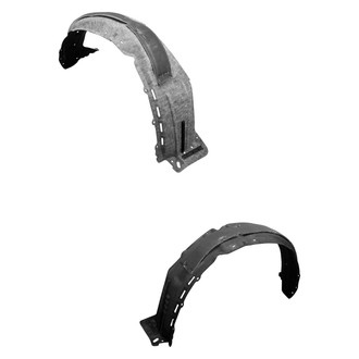 Replace® - Front Driver and Passenger Side Fender Liner Rear Section Set (CAPA Certified)