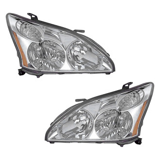 Replace® - Driver and Passenger Side Replacement Headlight Set (CAPA Certified)