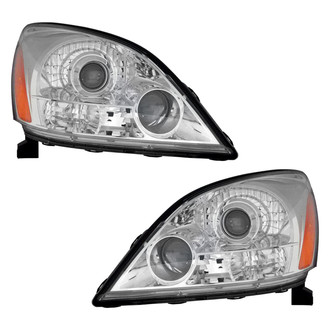 Replace® - Driver and Passenger Side Replacement Headlight Set Lens and Housing (CAPA Certified)