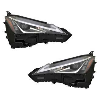 Replace® - Driver and Passenger Side Replacement Headlight Set (CAPA Certified)