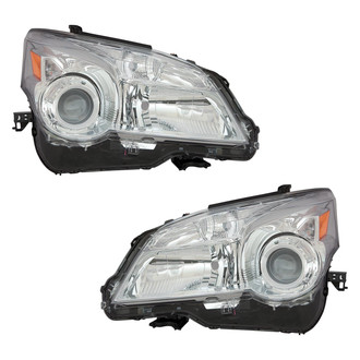 Replace® - Driver and Passenger Side Replacement Headlight Set Lens and Housing (CAPA Certified)
