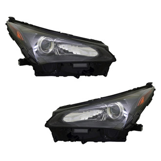 Replace® - Driver and Passenger Side Replacement Headlight Set (CAPA Certified)