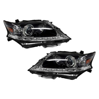 Replace® - Driver and Passenger Side Replacement Headlight Set Lens and Housing (CAPA Certified)