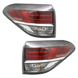 Replace® - Driver and Passenger Side Outer Replacement Tail Lights (Standard Line)