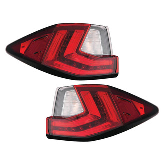 Replace® - Driver and Passenger Side Outer Replacement Tail Lights (CAPA Certified)