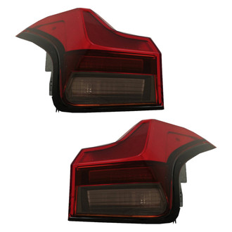 Replace® - Driver and Passenger Side Outer Replacement Tail Lights (CAPA Certified)