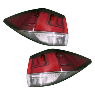 Replace® - Driver and Passenger Side Outer Replacement Tail Lights (CAPA Certified)
