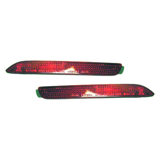 Replace® - Rear Driver and Passenger Side Bumper Reflector Set (Standard Line)