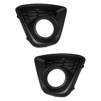 Replace® - Front Driver and Passenger Side Fog Light Bezel Set (Standard Line)