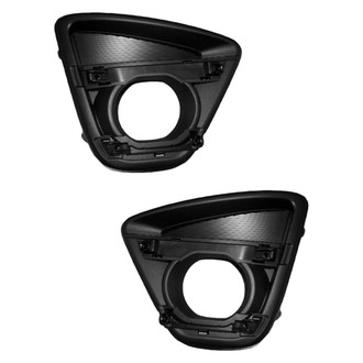 Replace® - Front Driver and Passenger Side Fog Light Bezel Set (Standard Line)