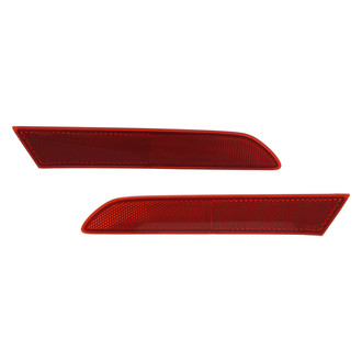 Replace® - Rear Driver and Passenger Side Bumper Reflector Set (CAPA Certified)