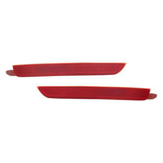Replace® - Rear Driver and Passenger Side Bumper Reflector Set (Standard Line)