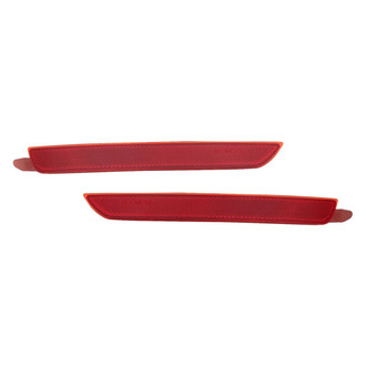 Replace® - Rear Driver and Passenger Side Bumper Reflector Set (CAPA Certified)