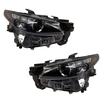 Replace® - Driver and Passenger Side Replacement Headlight Set (CAPA Certified)