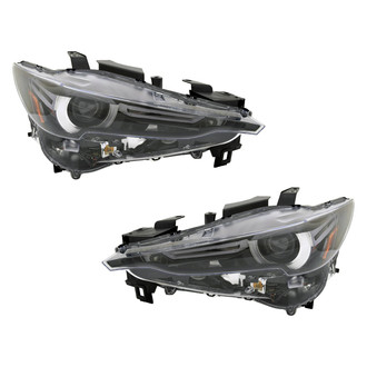 Replace® - Driver and Passenger Side Replacement Headlight Set (CAPA Certified)