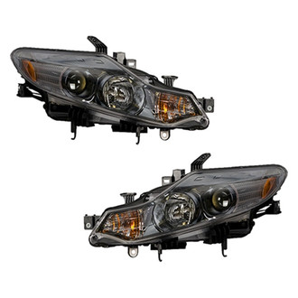 Replace® - Brand New OE Driver and Passenger Side Replacement Headlight Set Lens and Housing
