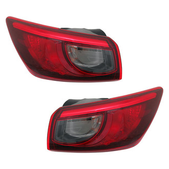 Replace® - Brand New OE Driver and Passenger Side Outer Replacement Tail Lights