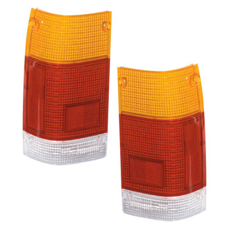Replace® - Driver and Passenger Side Replacement Tail Light Lenss (Value Line)