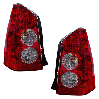 Replace® - Driver and Passenger Side Replacement Tail Light Lens and Housings (Value Line)