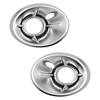Replace® - Front Driver and Passenger Side Fog Light Bezel Set (Standard Line)