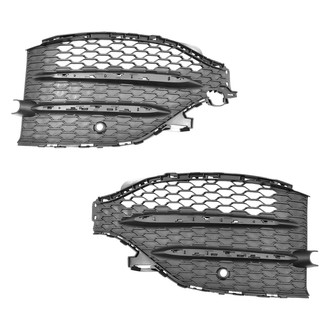 Replace® - Front Outer Driver and Passenger Side Bumper Grille Set (Standard Line)