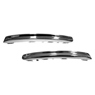 Replace® - Front Driver and Passenger Side Bumper Grille Molding Set (Standard Line)