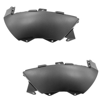 Replace® - Front Outer Driver and Passenger Side Bumper Spoiler Set (Standard Line)