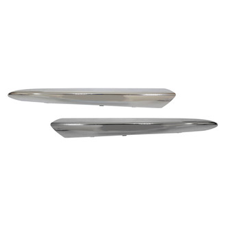 Replace® - Front Lower Driver and Passenger Side Bumper Cover Molding Set (Standard Line)