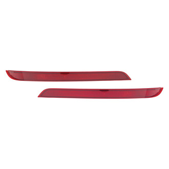 Replace® - Rear Driver and Passenger Side Bumper Reflector Set (CAPA Certified)