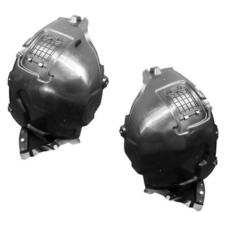 Replace® - Front Driver and Passenger Side Fender Liner Set (Standard Line)