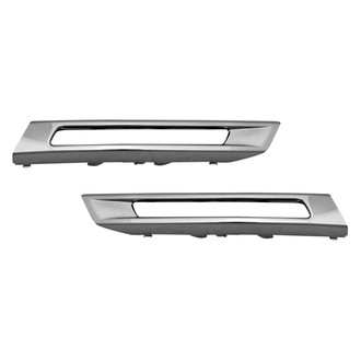 Replace® - Front Driver and Passenger Side Fog Light Trim Set (Standard Line)